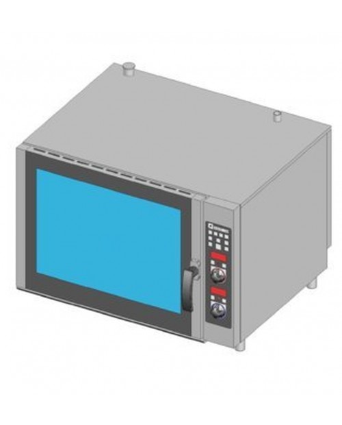 Cuptor patiserie pe gaz, injectie directa, control electronic, tavi 5X(600X400)mm